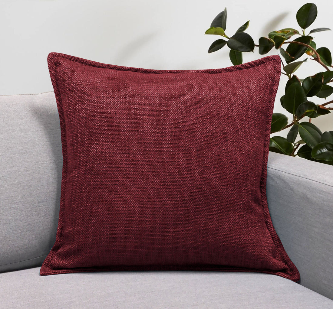 Set of 2 Basely Linen Look Throw Pillow Cover | 20" x 20"
