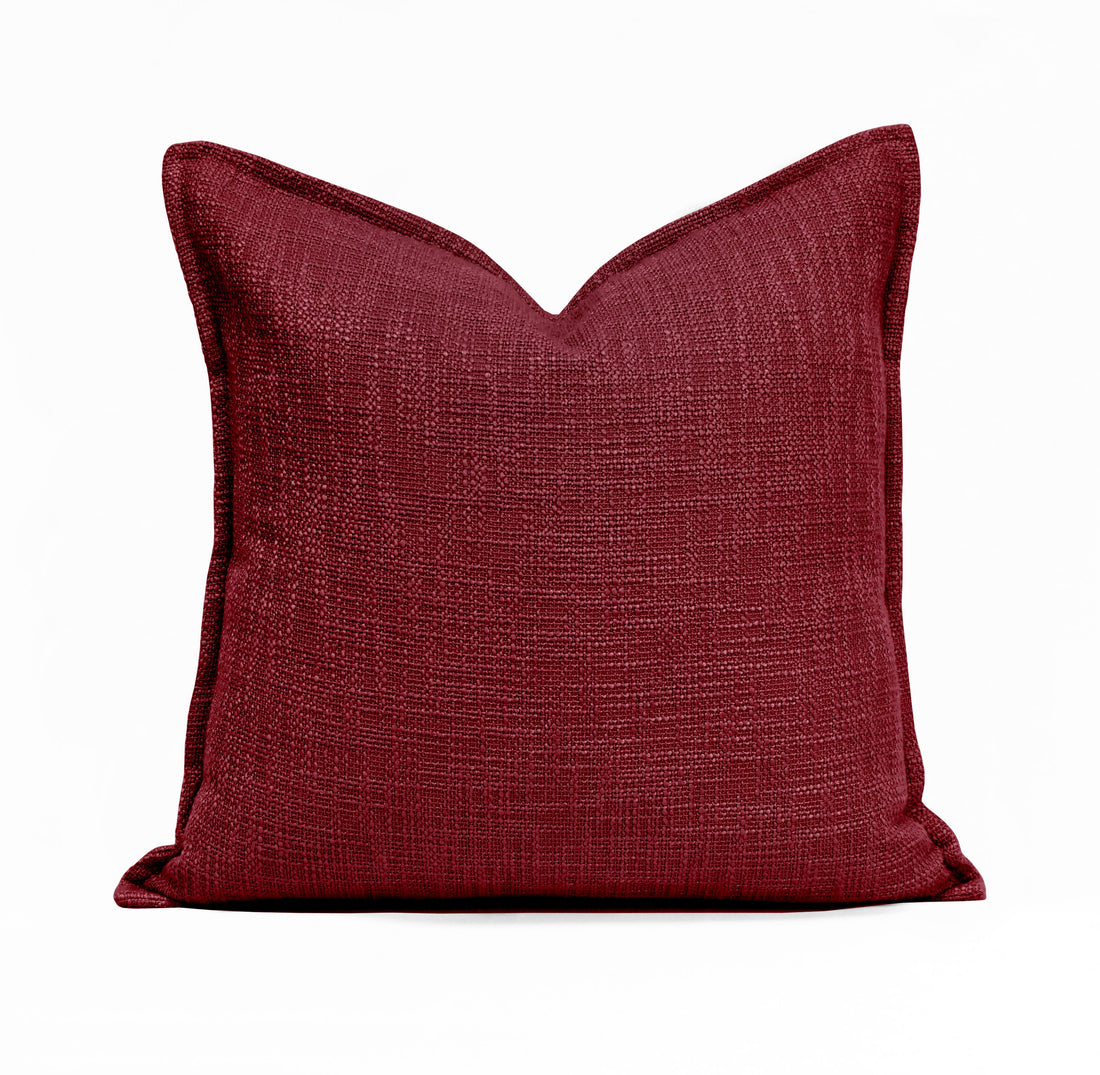 Set of 2 Basely Linen Look Throw Pillow Cover | 20" x 20"