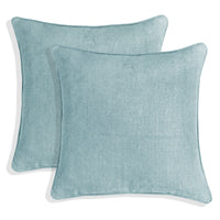 Set of 2 Gorgeous Chenille Throw Pillow Micro Piping | 20" x 20"
