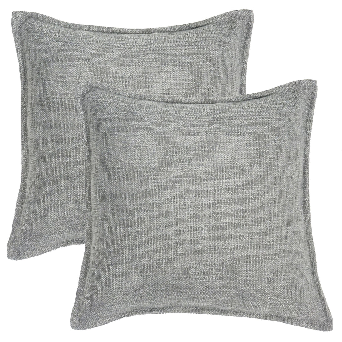Set of 2 Basely Linen Look Throw Pillow Cover | 20" x 20"