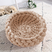 Handwoven Knit Pet Bed/Mat | 35cm/13.7in | Small