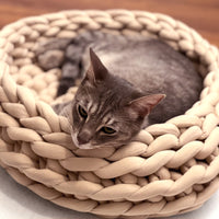 Handwoven Knit Pet Bed/Mat | 35cm/13.7in | Small