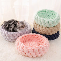 Handwoven Knit Pet Bed/Mat | 35cm/13.7in | Small