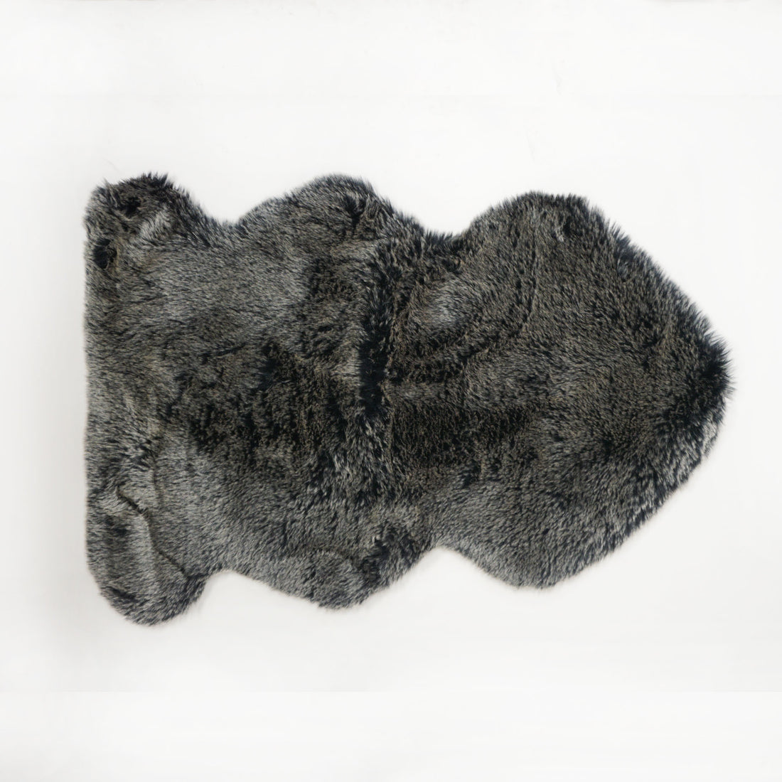 Faux Fur Rug | Black | 26" x 36"