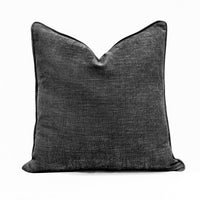 Set of 2 Gorgeous Chenille Throw Pillow Micro Piping | 20" x 20"