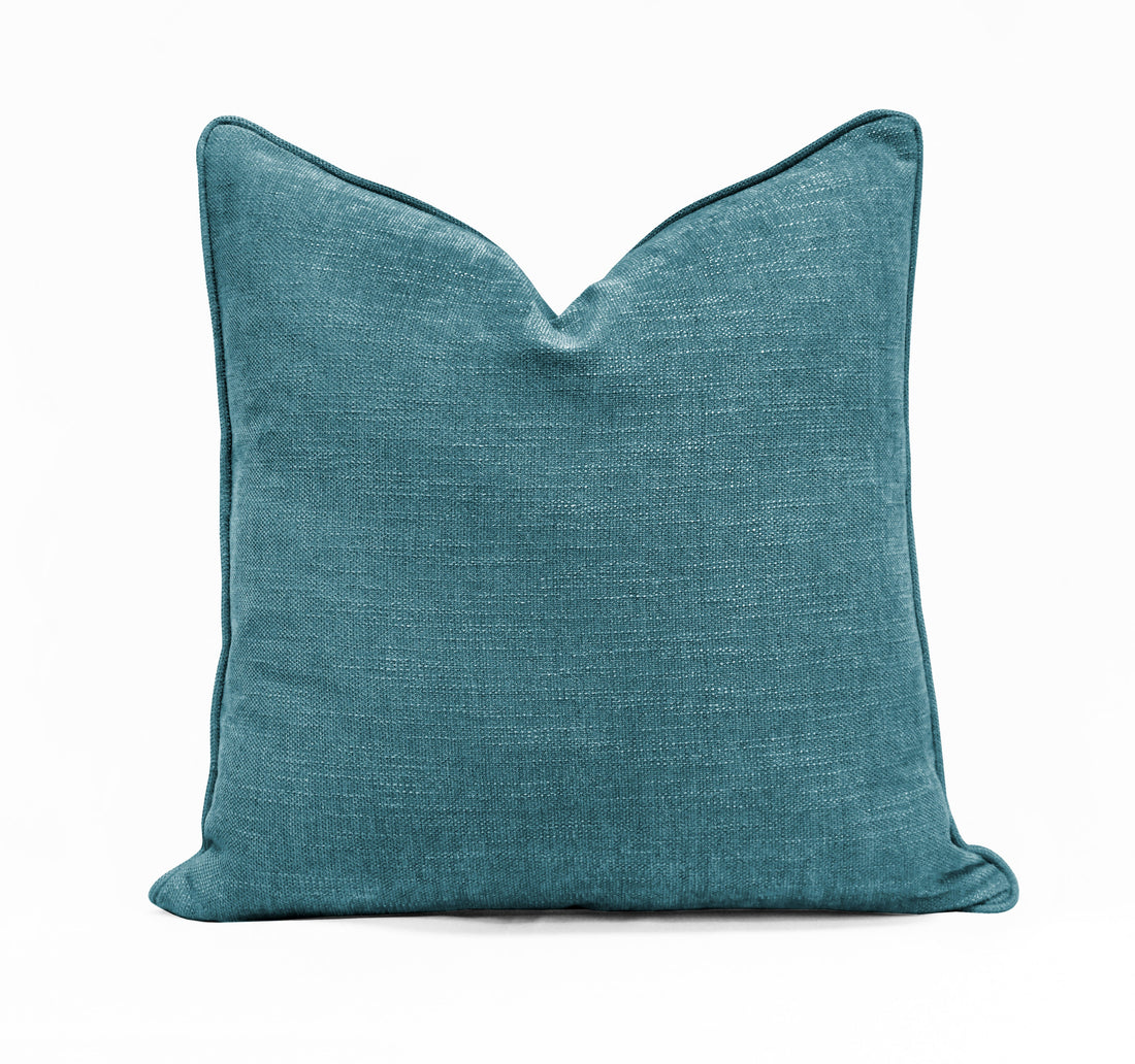 Set of 2 Gorgeous Chenille Throw Pillow Micro Piping | 20" x 20"
