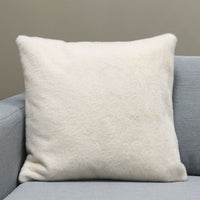 Faux Mink Fur Throw Pillow | 20" x 20"