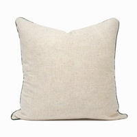 Fern Print Throw Pillow Cover | Natural | 20" x 20"