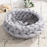 Handwoven Knit Pet Bed/Mat | 35cm/13.7in | Small