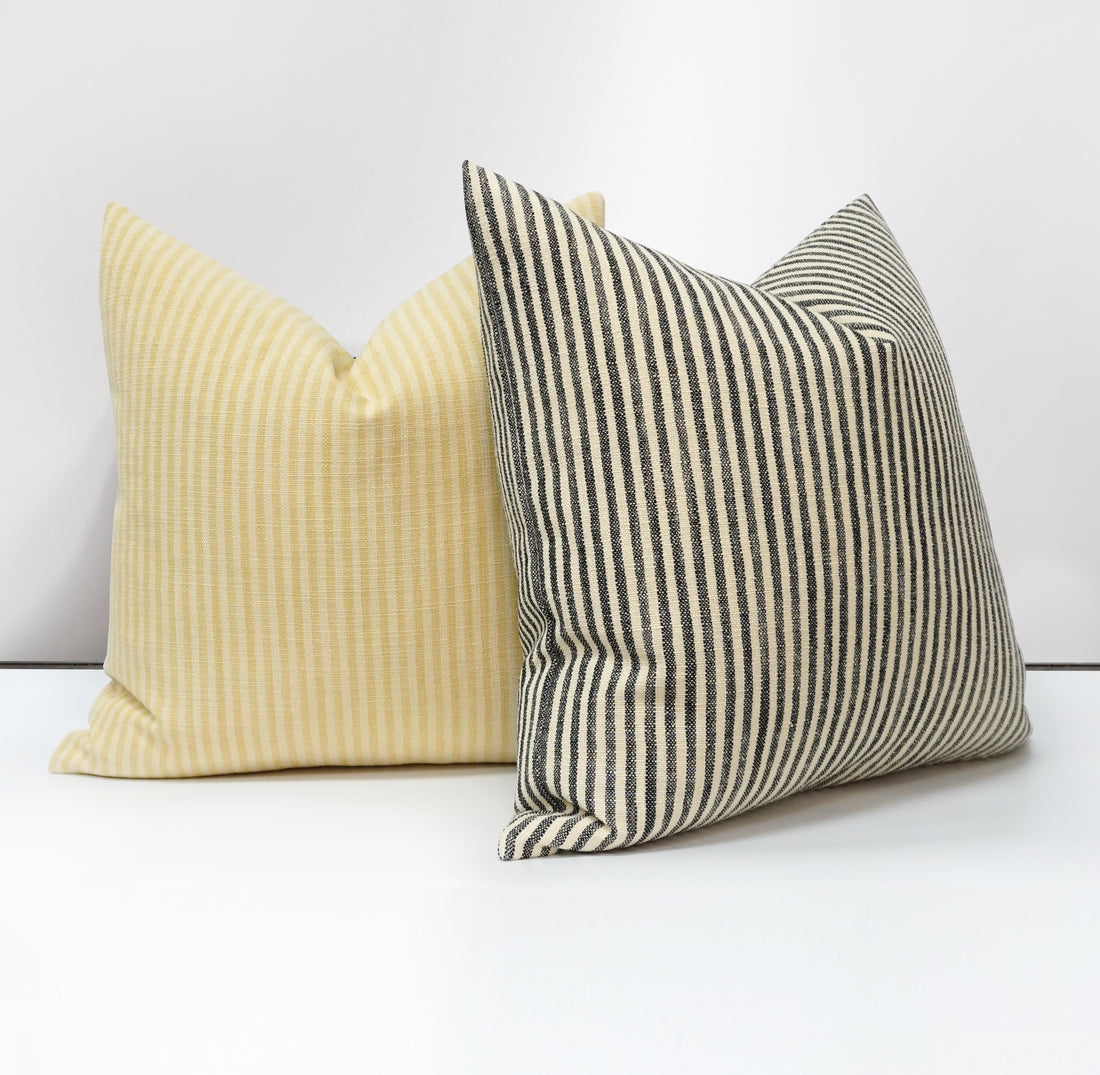 Venice Stripe Throw Pillow Cover | 20" x 20"