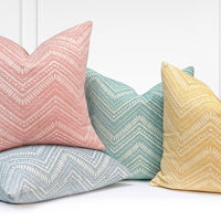 Sahara Chenille Jacquard Throw Pillow Cover | 20" x 20"