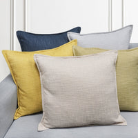 Set of 2 Basely Linen Look Throw Pillow Cover | 20" x 20"