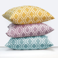 Set of 2 Herald Geo Throw Pillow Cover | 20" x 20"