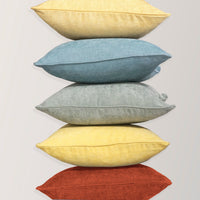 Set of 2 Gorgeous Chenille Throw Pillow Micro Piping | 20" x 20"