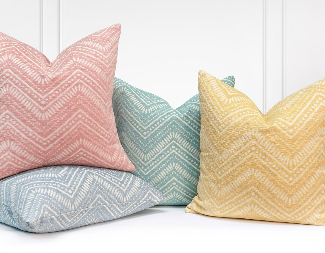Sahara Chenille Jacquard Throw Pillow Cover | 20" x 20"