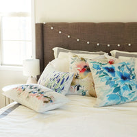 Bianca Rosen Cover | Blue Florals | 20"x 20"