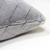 Jessie Chevron Faux Fur Throw Pillow Cover | 20" x 20"
