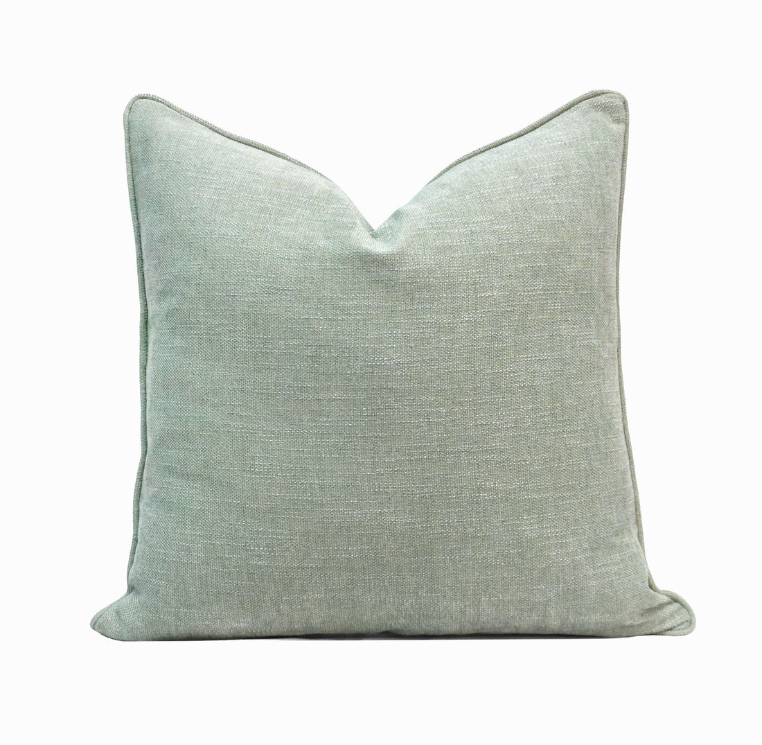 Set of 2 Gorgeous Chenille Throw Pillow Micro Piping | 20" x 20"