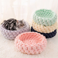 Handwoven Knit Pet Bed/Mat | 35cm/13.7in | Small