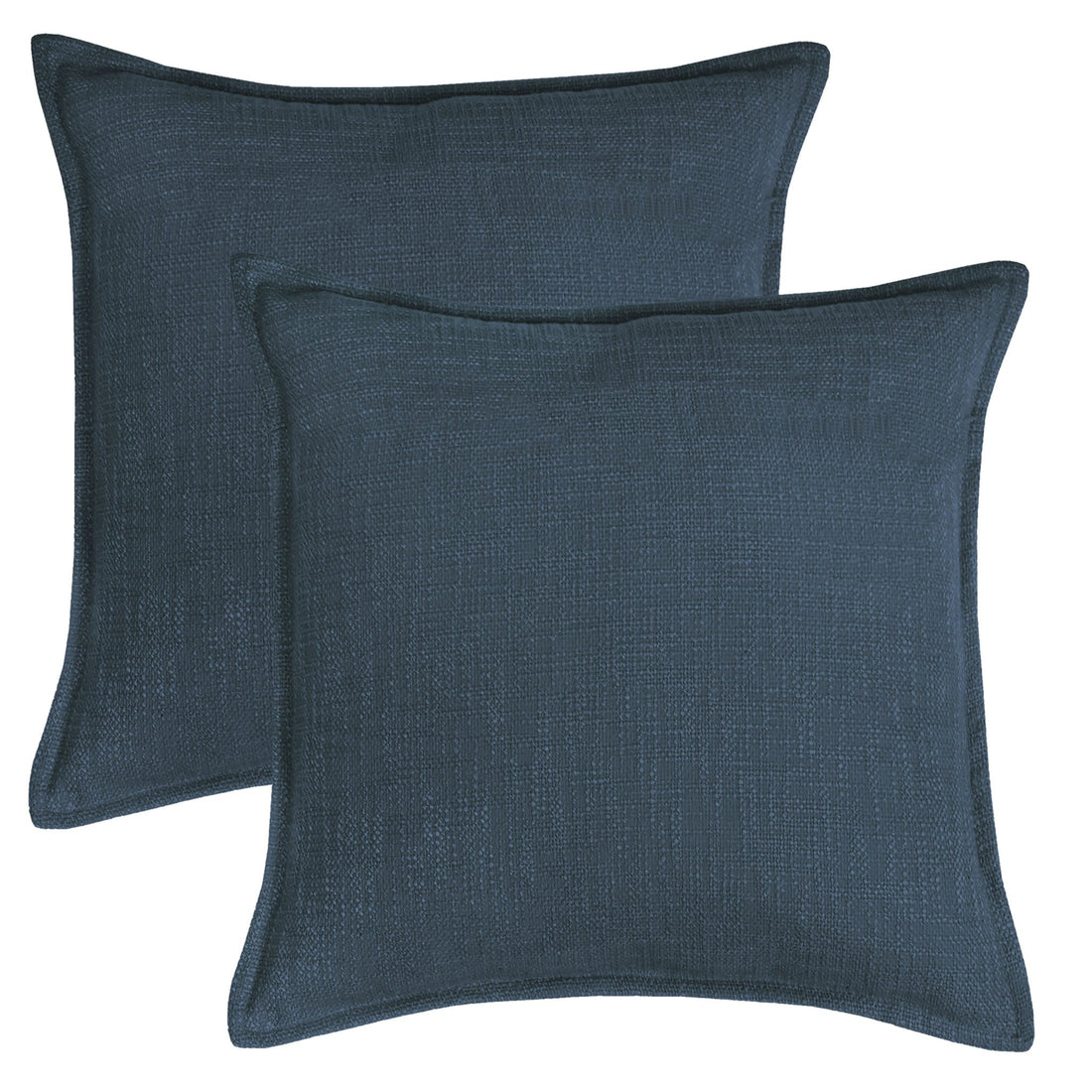 Set of 2 Basely Linen Look Throw Pillow Cover | 20" x 20"