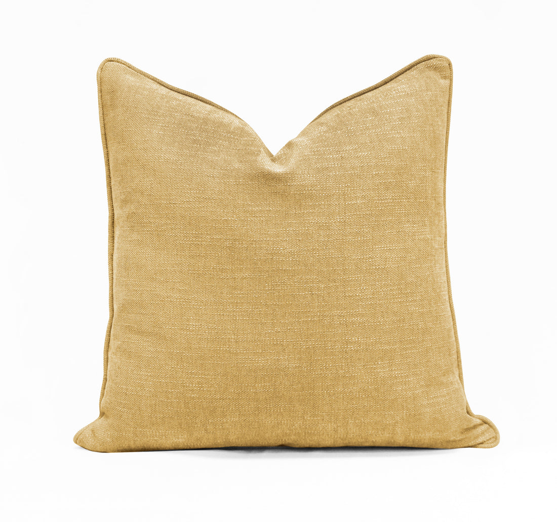 Set of 2 Gorgeous Chenille Throw Pillow Micro Piping | 20" x 20"