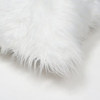 Shaggy Faux Fur Throw Pillow Cover | 12x20 & 18x18
