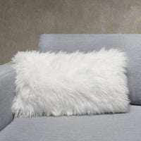 Shaggy Faux Fur Throw Pillow Cover | 12x20 & 18x18