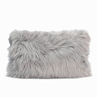 Shaggy Faux Fur Throw Pillow Cover | 12x20 & 18x18