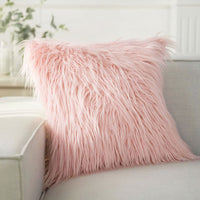 Shaggy Faux Fur Throw Pillow Cover | 12x20 & 18x18