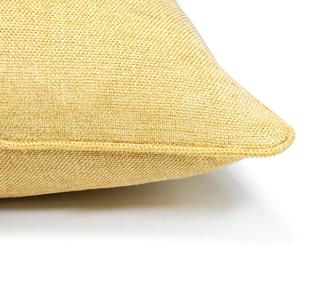 Set of 2 Gorgeous Chenille Throw Pillow Micro Piping | 20" x 20"
