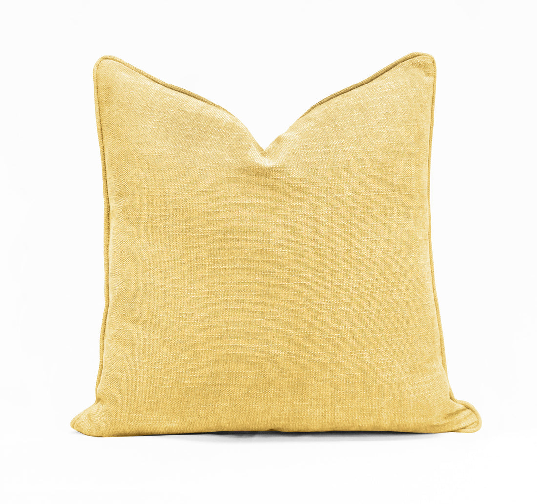 Set of 2 Gorgeous Chenille Throw Pillow Micro Piping | 20" x 20"