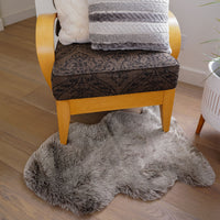 Faux Fur Rug | Taupe | 26" x 36"