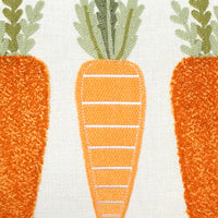 5 Carrots Throw Pillow Cover | Orange | 14" x 20"