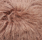 Mongolian Lamb Fur Throw Pillow | 16" x 16"