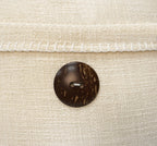 Wendy Button Whip Stitch Throw Pillow Cover | 20" x 20"