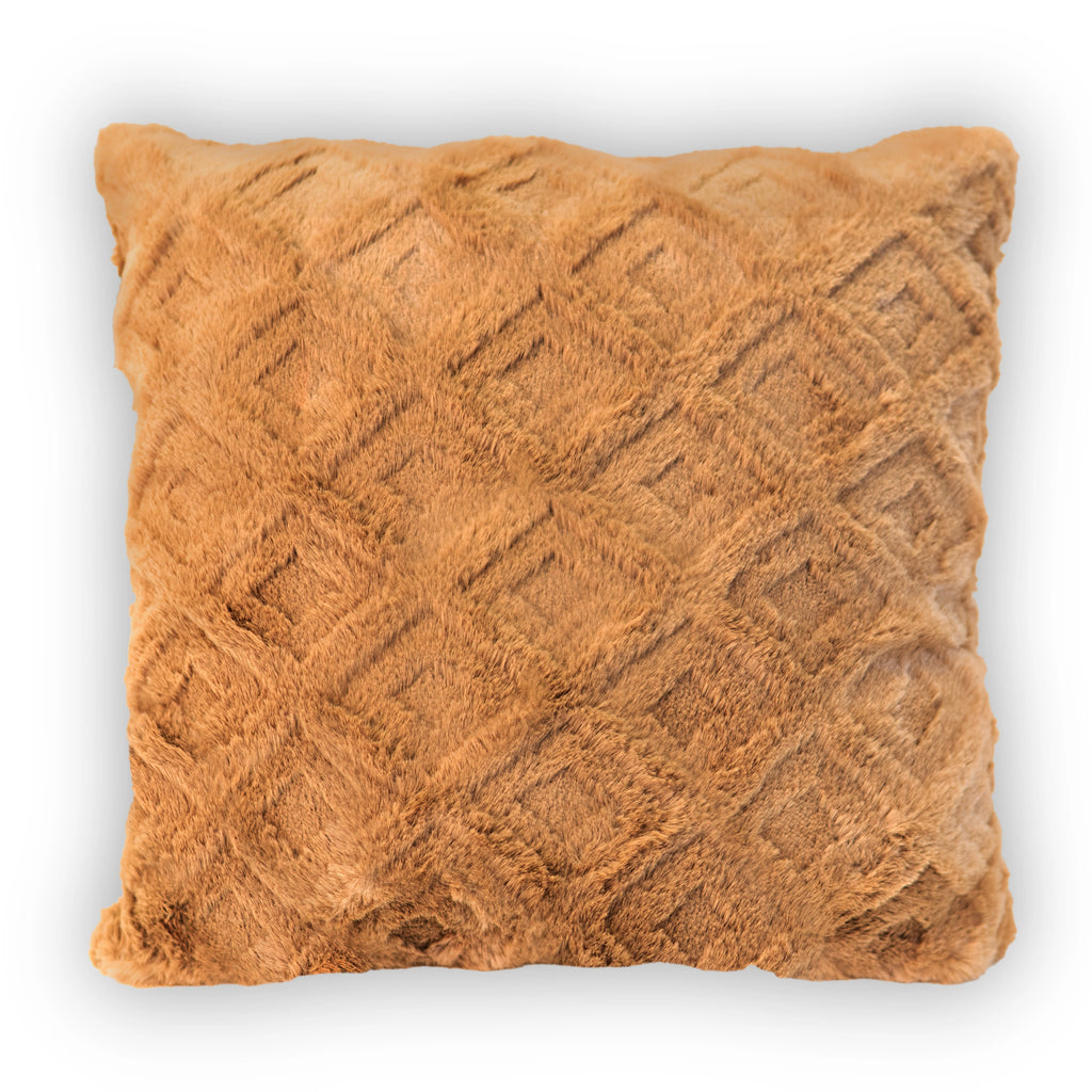 Diamond Carved Pillow | 20"x20"