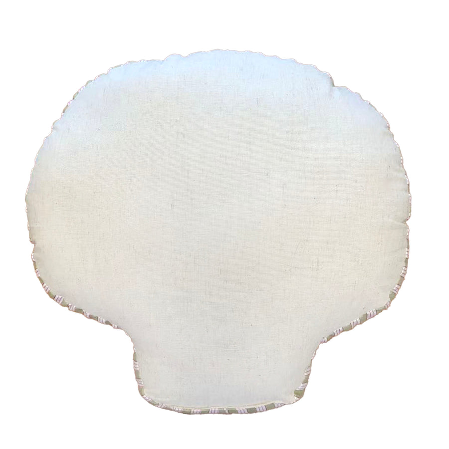 Indian Seashell Shaped Throw Pillow | 15"