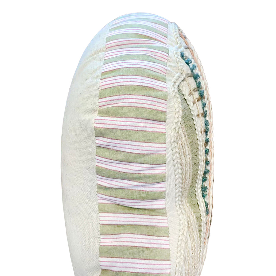 Indian Seashell Shaped Throw Pillow | 15"