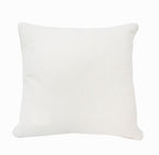 Mushroom & Wildflowers Throw Pillow Cover | Ivory | 18" x 18"