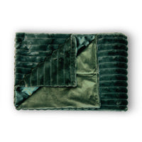 Ribbed Faux Fur Throw Blanket | 50"x70"