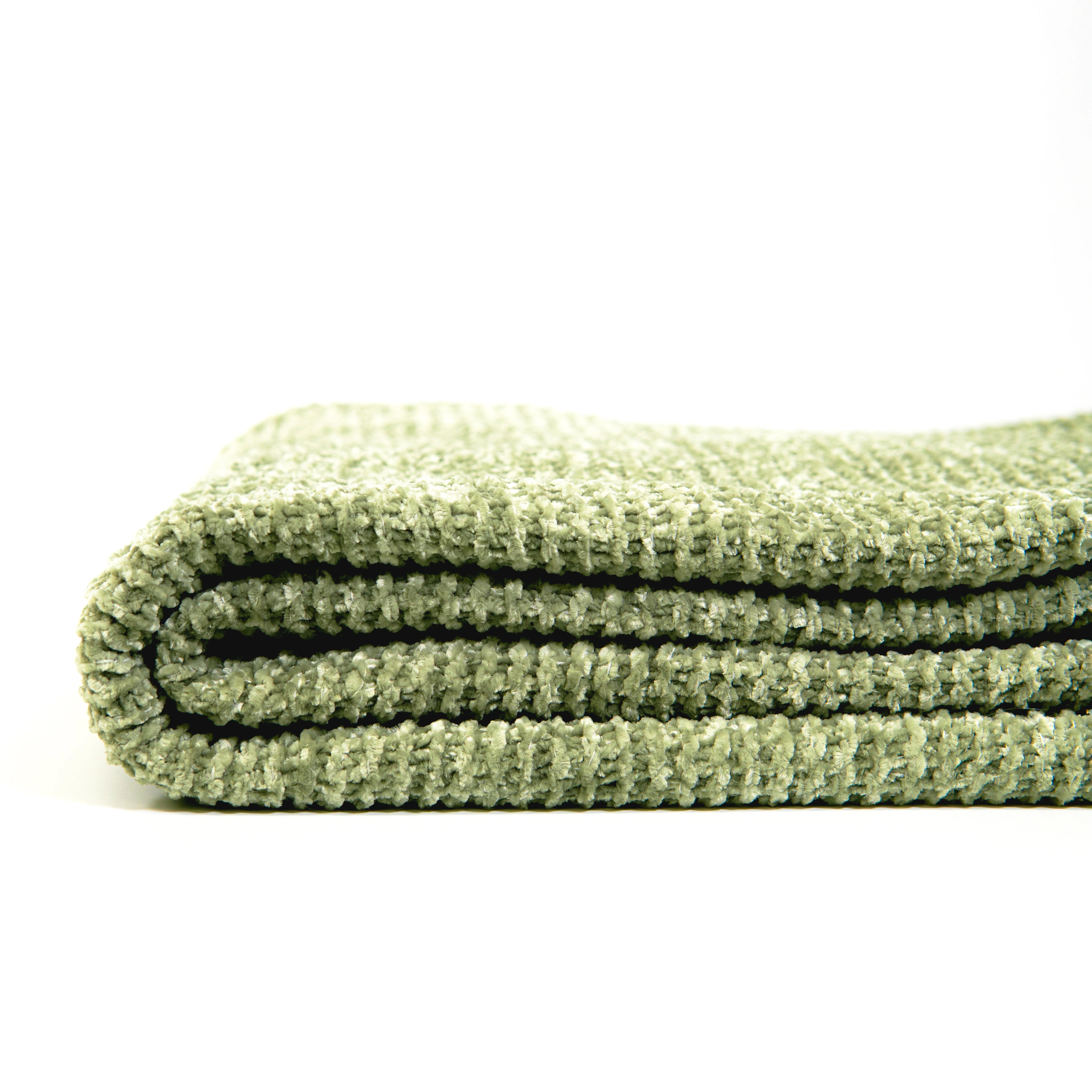 Scalloped Edge Chenille Throw Blanket | 50"x70"