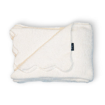 Scalloped Edge Chenille Throw Blanket | 50"x70"