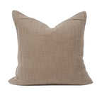 Wendy Button Whip Stitch Throw Pillow Cover | 20" x 20"