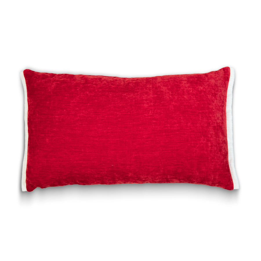 Xmas Stamps Throw Pillow | 14"x24"