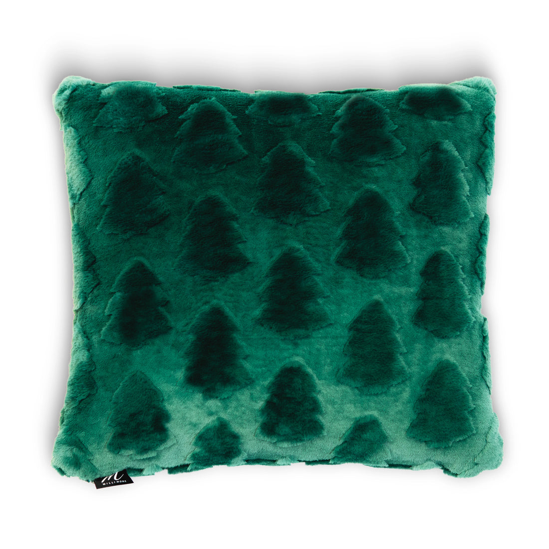 Xmas Tree Faux Fur Throw Pillow | 20"x20"