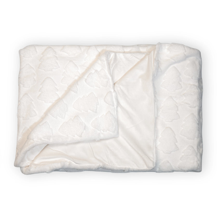 Christmas Tree Faux Fur Throw Blanket | 50"x70"