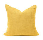 Wendy Button Whip Stitch Throw Pillow Cover | 20" x 20"