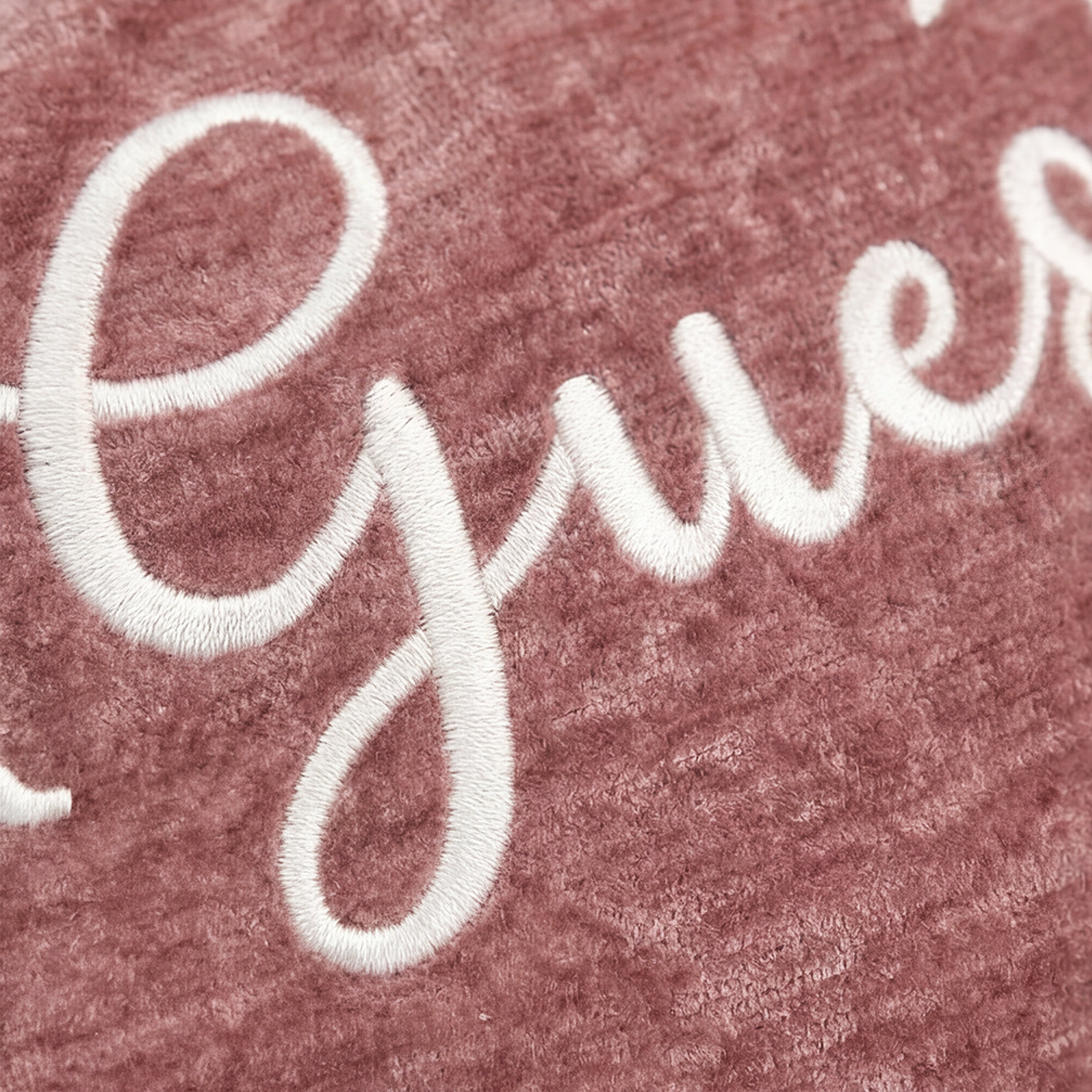 Be Our Guest Throw Pillow Cover | Dusty Rose | 14" x 20"