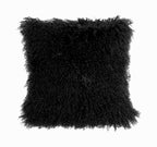 Mongolian Lamb Fur Throw Pillow | 16" x 16"