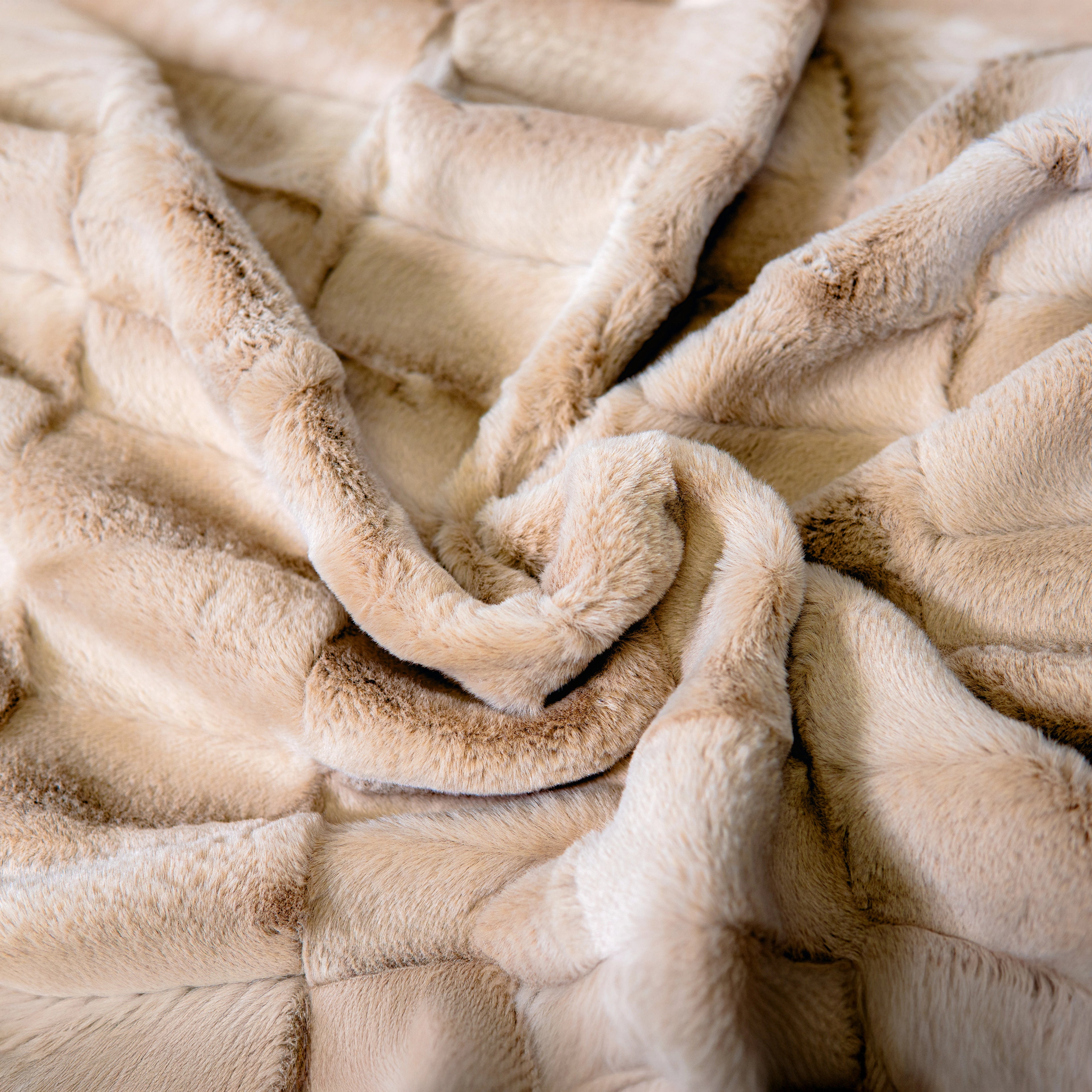 Lindsay Faux Fur Throw Blanket | 50"x70"